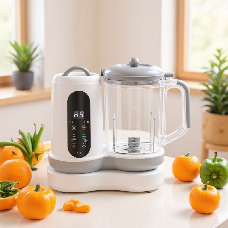 Baby Food Blender - Automatic Baby Food Maker, All‑in‑One Steam