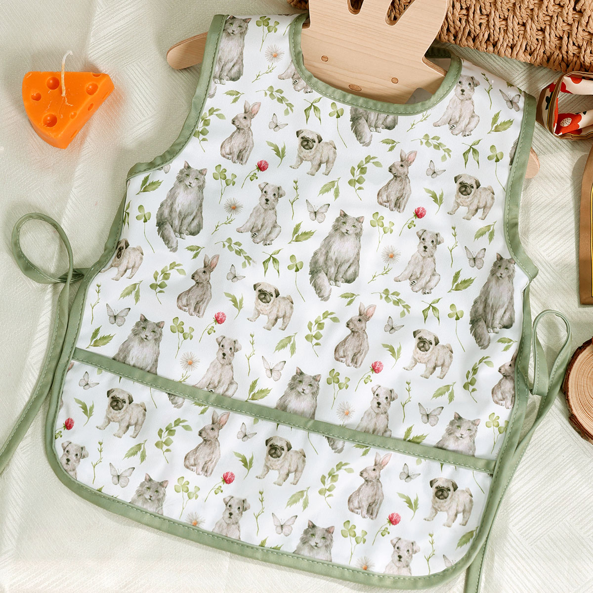 Baby Food Hipp - HappyFlute Mess Proof Baby Bib Waterproof