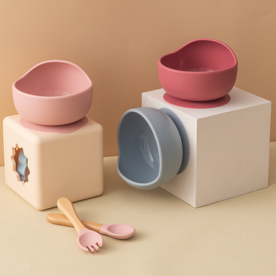 3PCS Baby Silicone Dinner Set  - огляд і ціна Baby Food Dinner