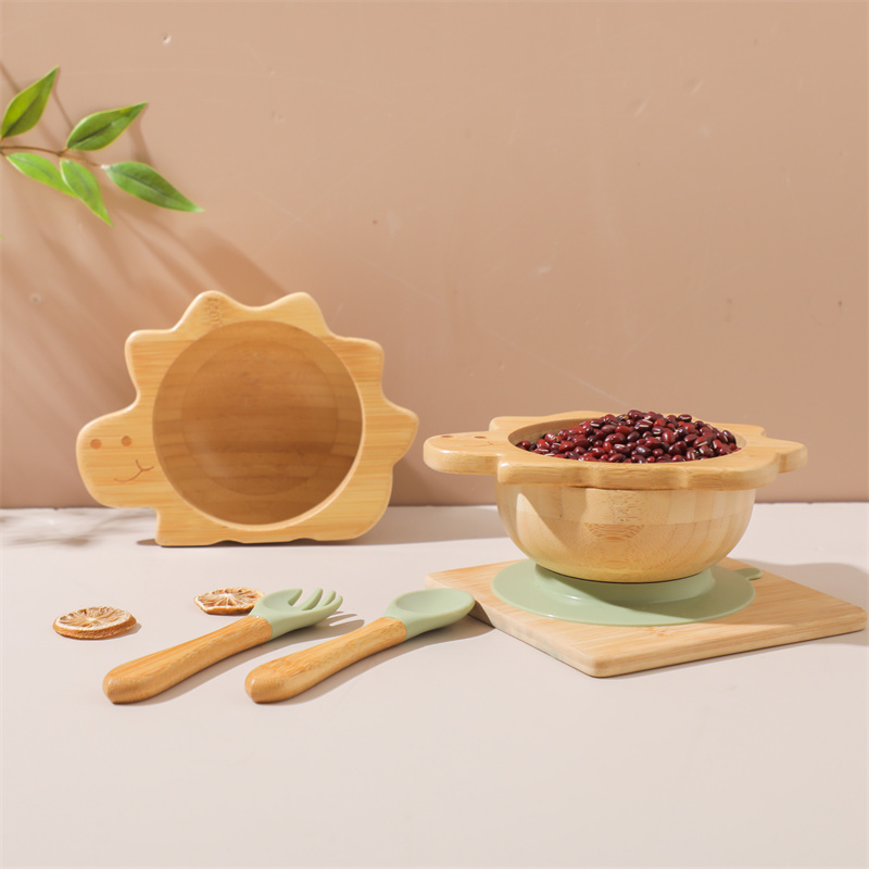 Baby Wooden Tableware Set Dino - огляд і ціна Baby Food Dinner