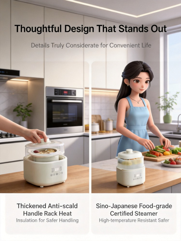 220V Small Electric Cooker, Ba - огляд і ціна Baby Food Usa