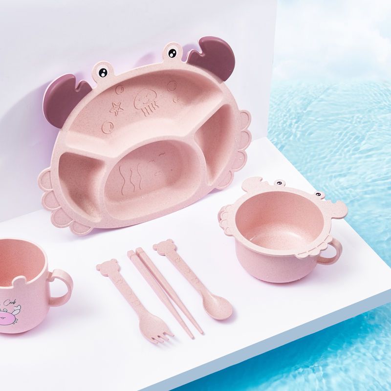 4/6pcsCrabs Children's Plates, - огляд і ціна Baby Food Eating