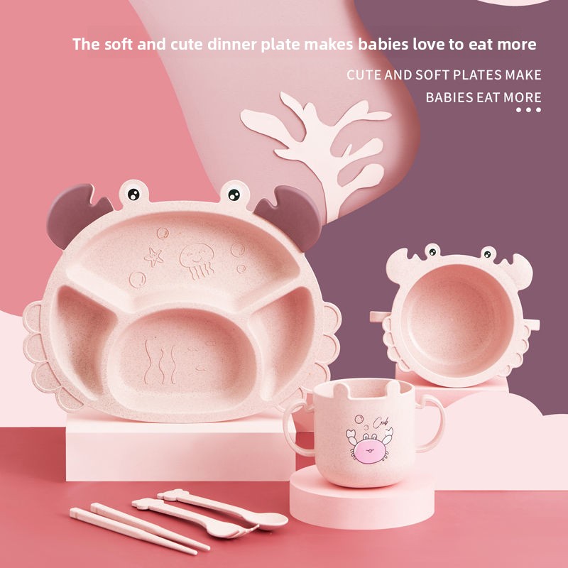 4/6pcsCrabs Children's Plates, - огляд і ціна Baby Food Eating