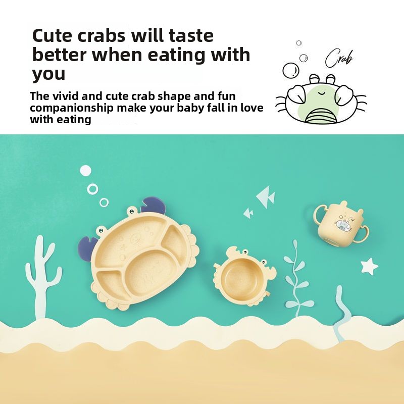 4/6pcsCrabs Children's Plates, - огляд і ціна Baby Food Eating