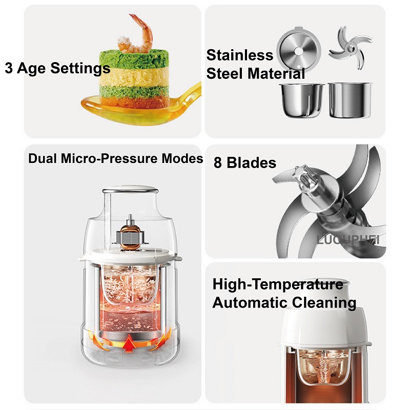 220V Baby Food Processor All-S - огляд і ціна Baby Food Blender