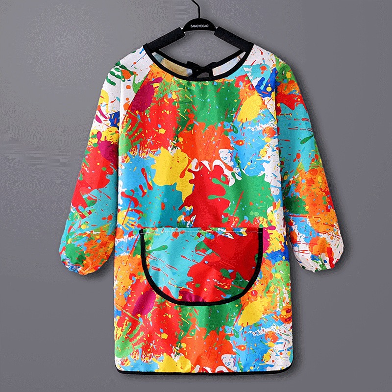 Toddler Waterproof Art Smock w - огляд і ціна Bib Long Sleeve