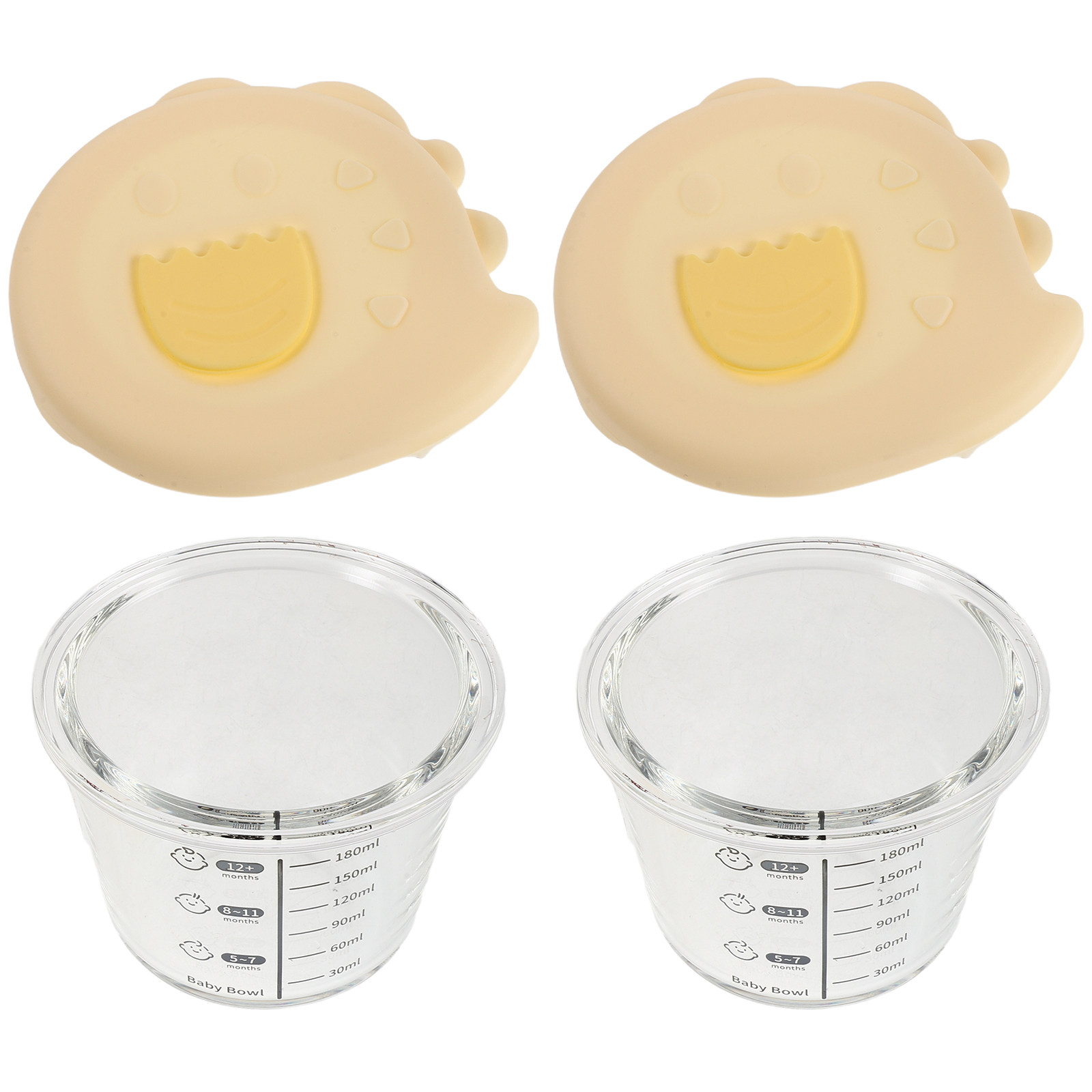 2 pcs Silicone Baby Food Stora - огляд і ціна Baby Food Glass