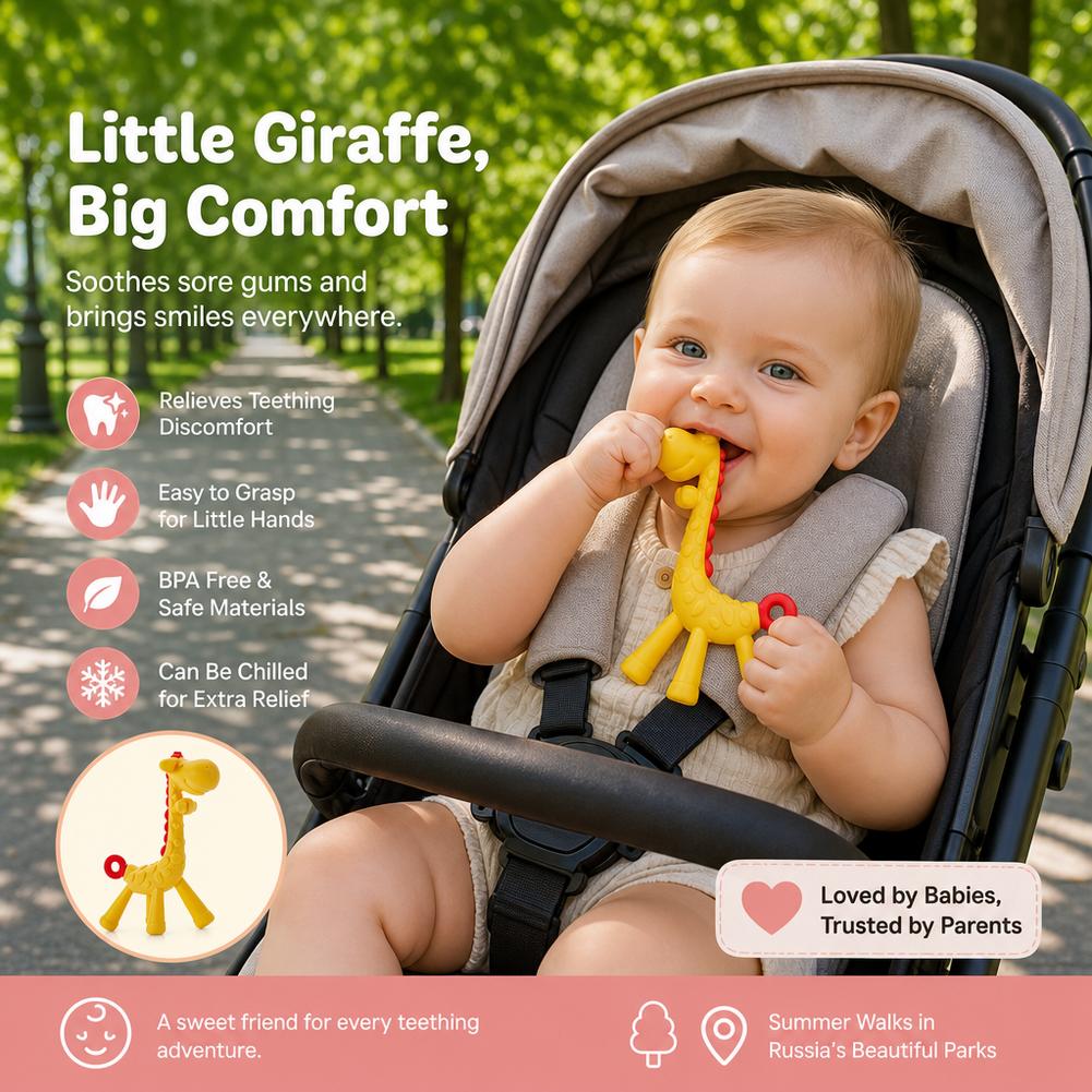 Giraffe Shape Baby Food Grade  - огляд і ціна Baby Food Natural