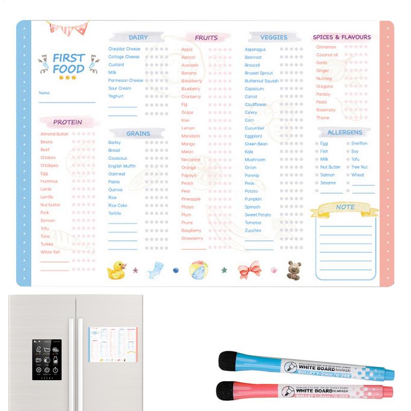 Baby First Foods Checklist Mag - огляд і ціна Baby Food Journal
