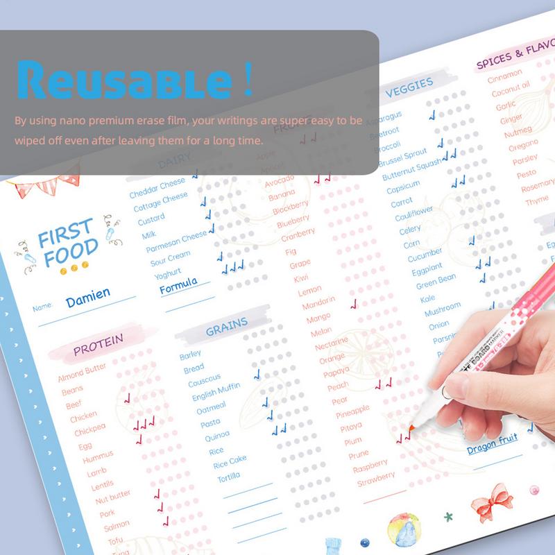Baby First Foods Checklist Mag - огляд і ціна Baby Food Journal