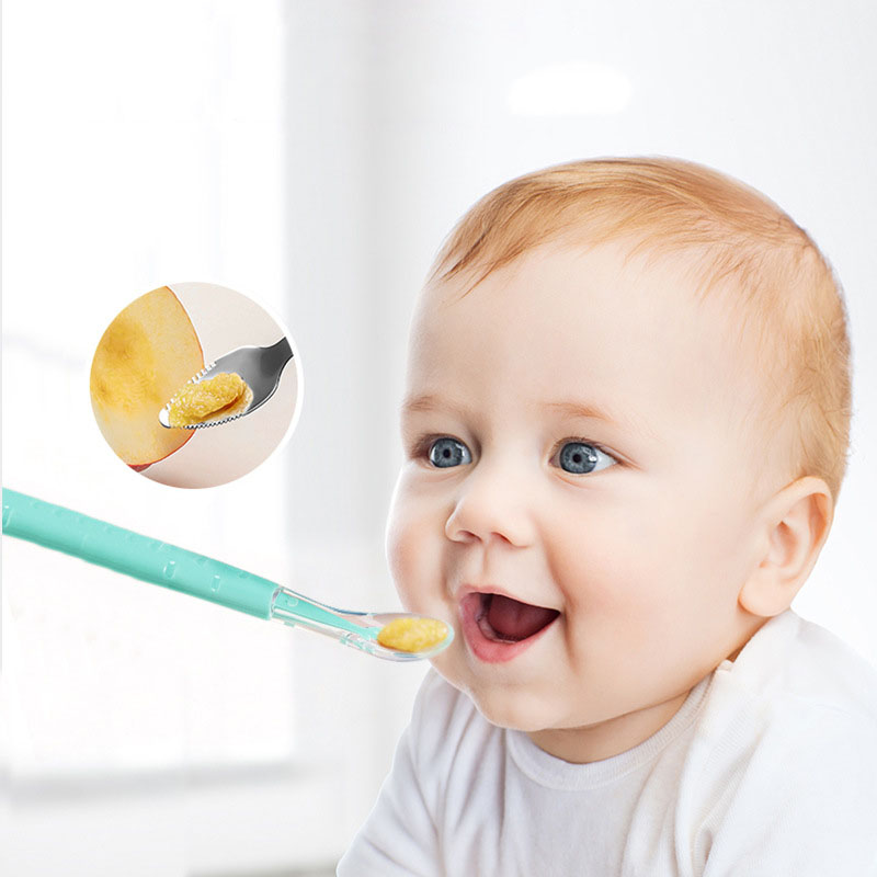 Double headed scraper spoon fo - огляд і ціна Baby Food Eating