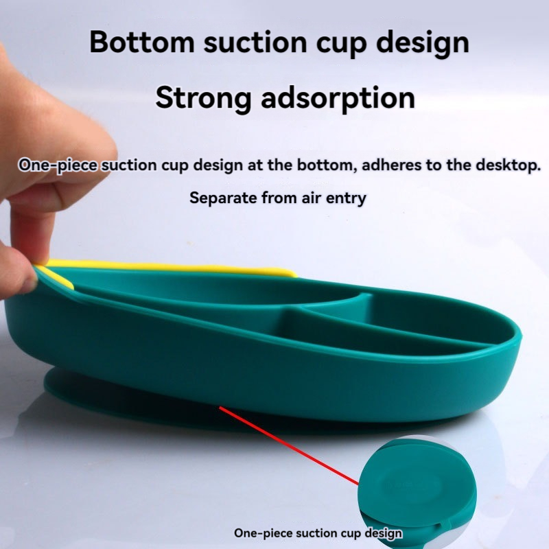 Cute Silicone Dinosaur Plate C - огляд і ціна Baby Food Eating