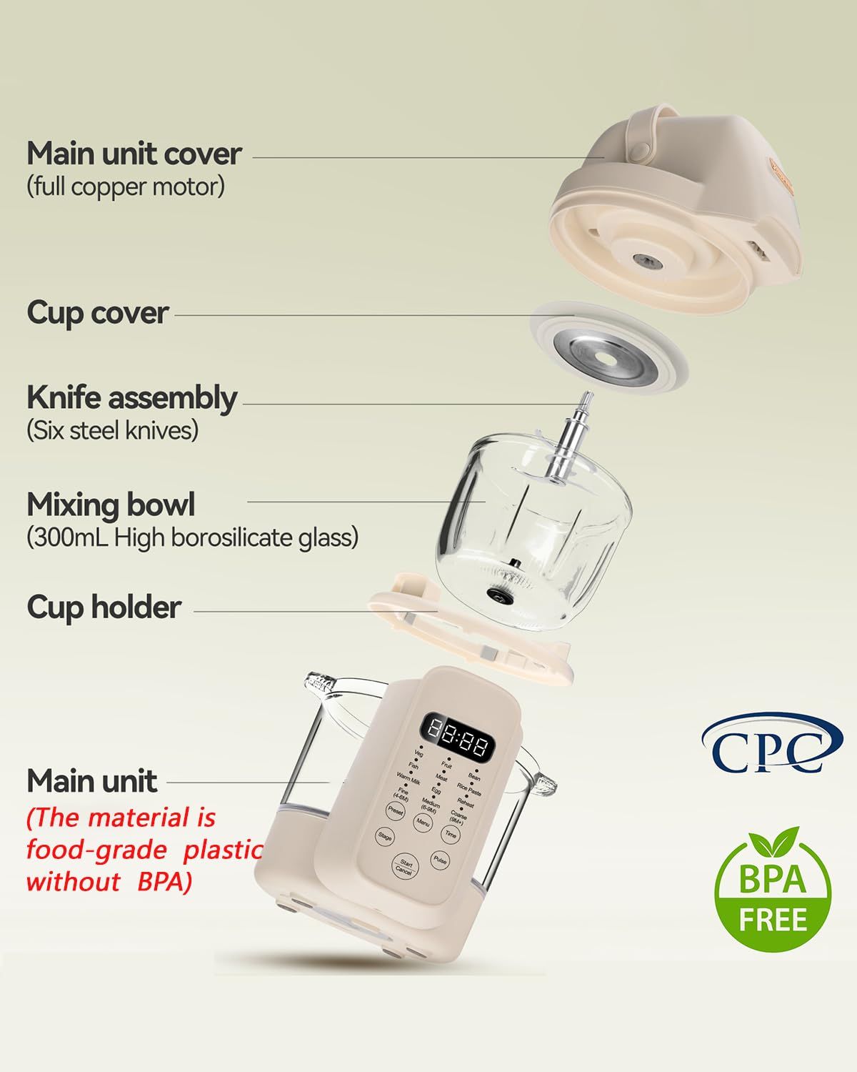 Heavy-Duty Pro 9 in 1 Baby Foo - огляд і ціна Baby Food Blender
