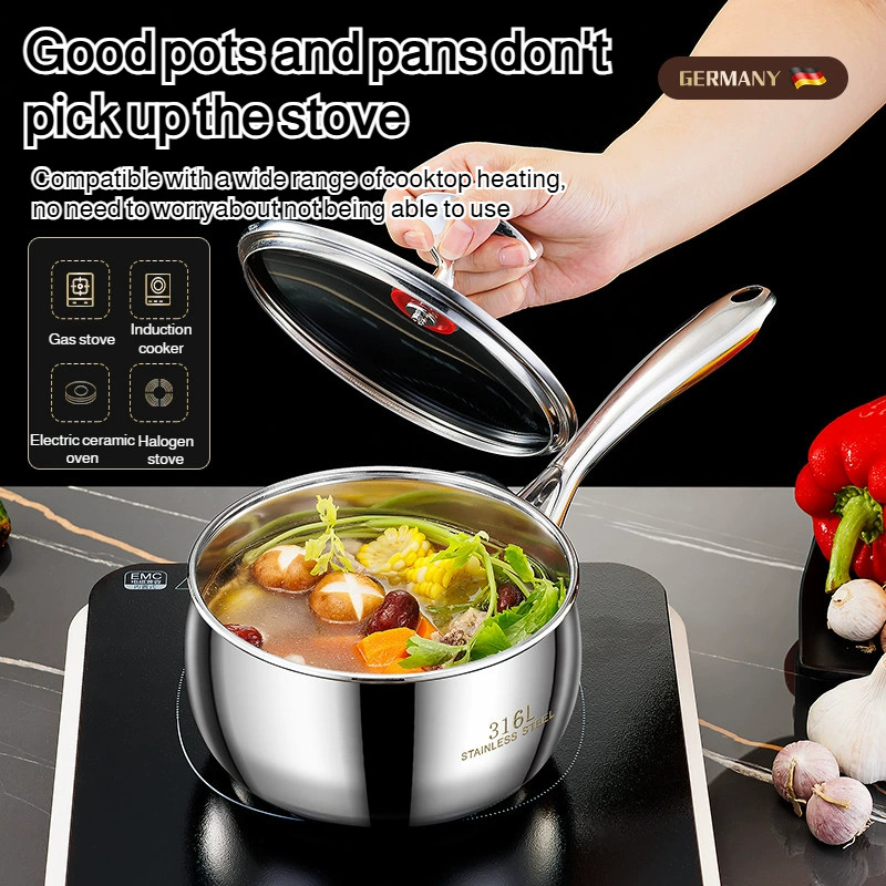 Stainless Steel Small Soup Pot - огляд і ціна Baby Food Instant
