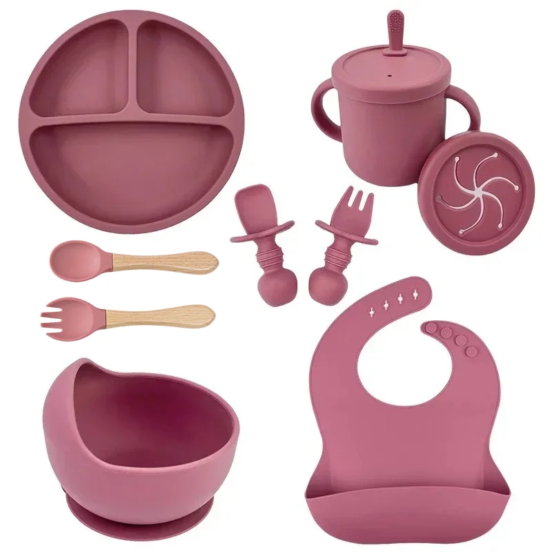 Food Grade Silicone Child Dish - огляд і ціна Baby Food Dinner