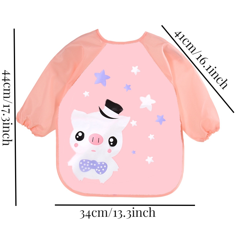 Waterproof EVA Full Sleeve Bab - огляд і ціна Bib Long Sleeve