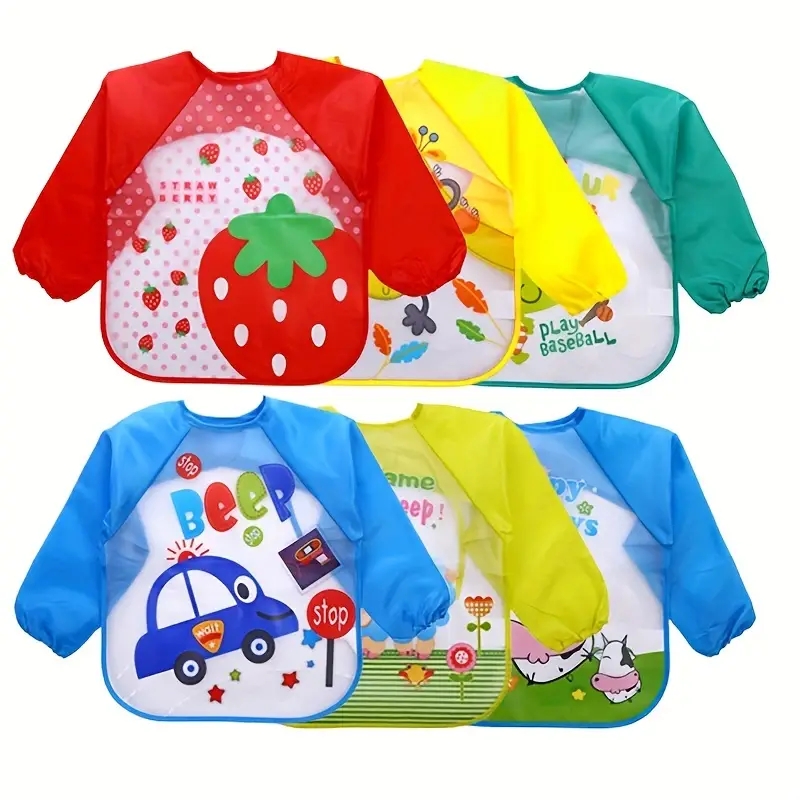 Waterproof EVA Full Sleeve Bab - огляд і ціна Bib Long Sleeve
