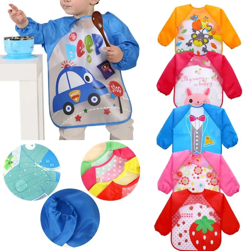 Waterproof EVA Full Sleeve Bab - огляд і ціна Bib Long Sleeve