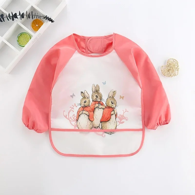 Baby's Soft Waterproof Bib Kid - огляд і ціна Bib Long Sleeve