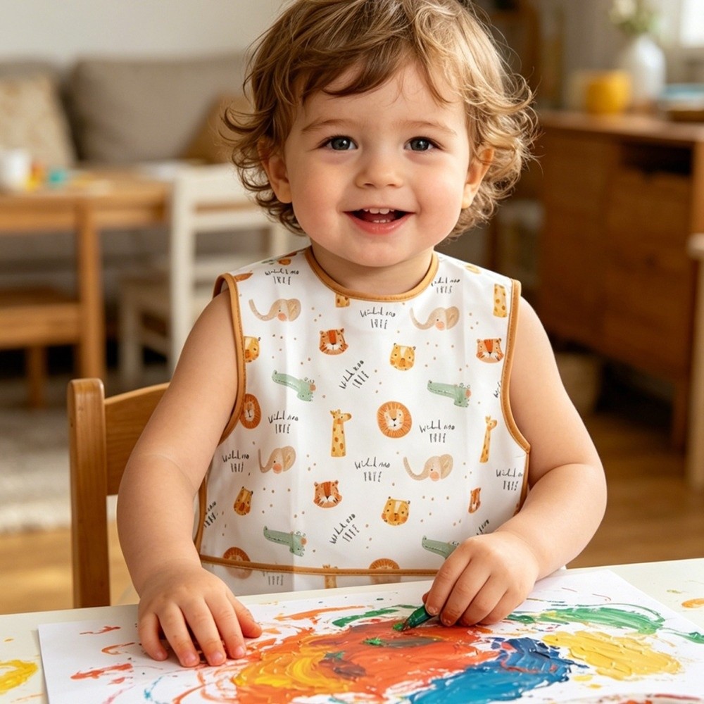 Waterproof Baby Feeding Bib Sl - огляд і ціна Baby Food Eating