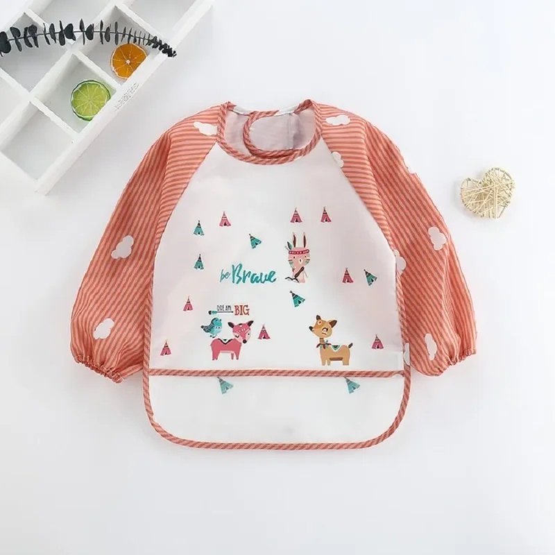 1-5pcs For1-3Year Baby Long Sl - огляд і ціна Bib Long Sleeve