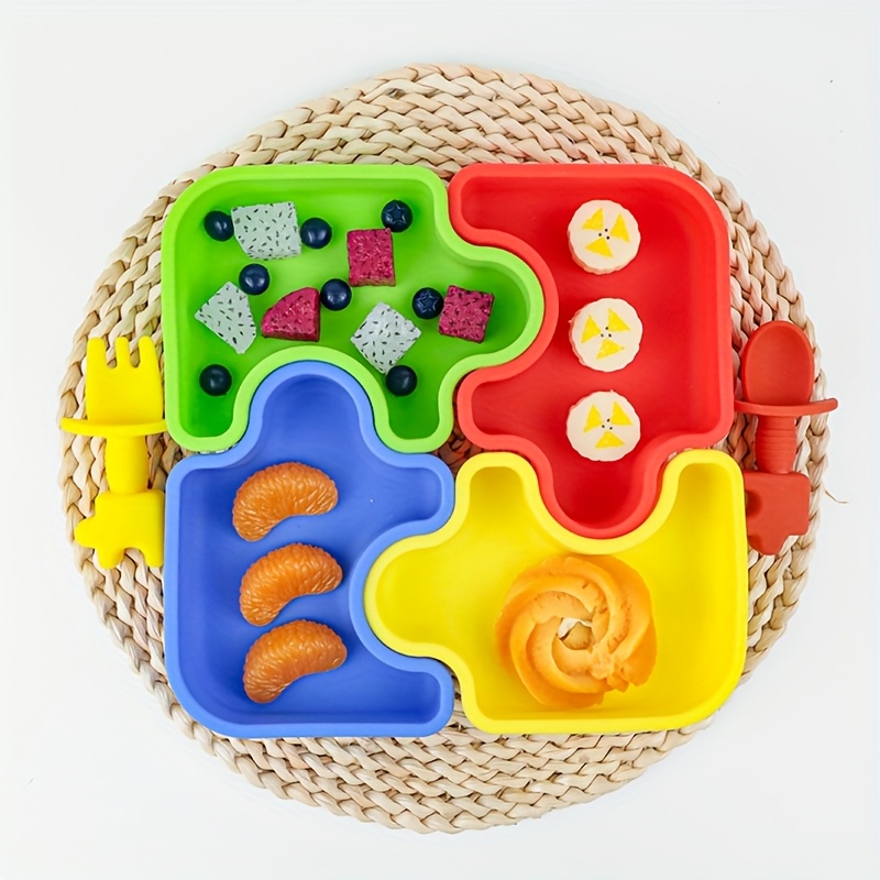 6pcs/Set baby Silicone Feeding - огляд і ціна Baby Food Dinner
