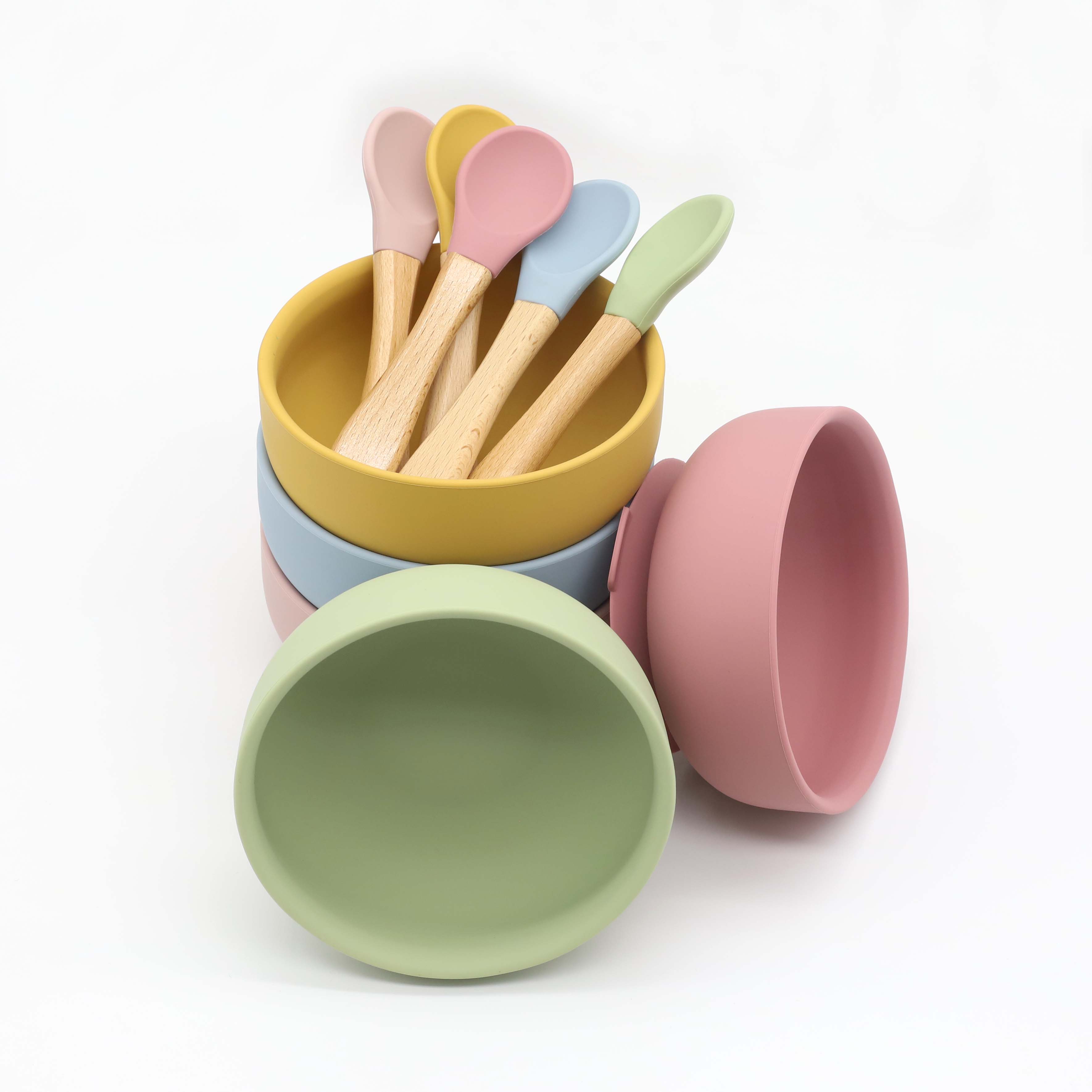 Silicone bowl with suction cup - огляд і ціна Baby Food Dinner