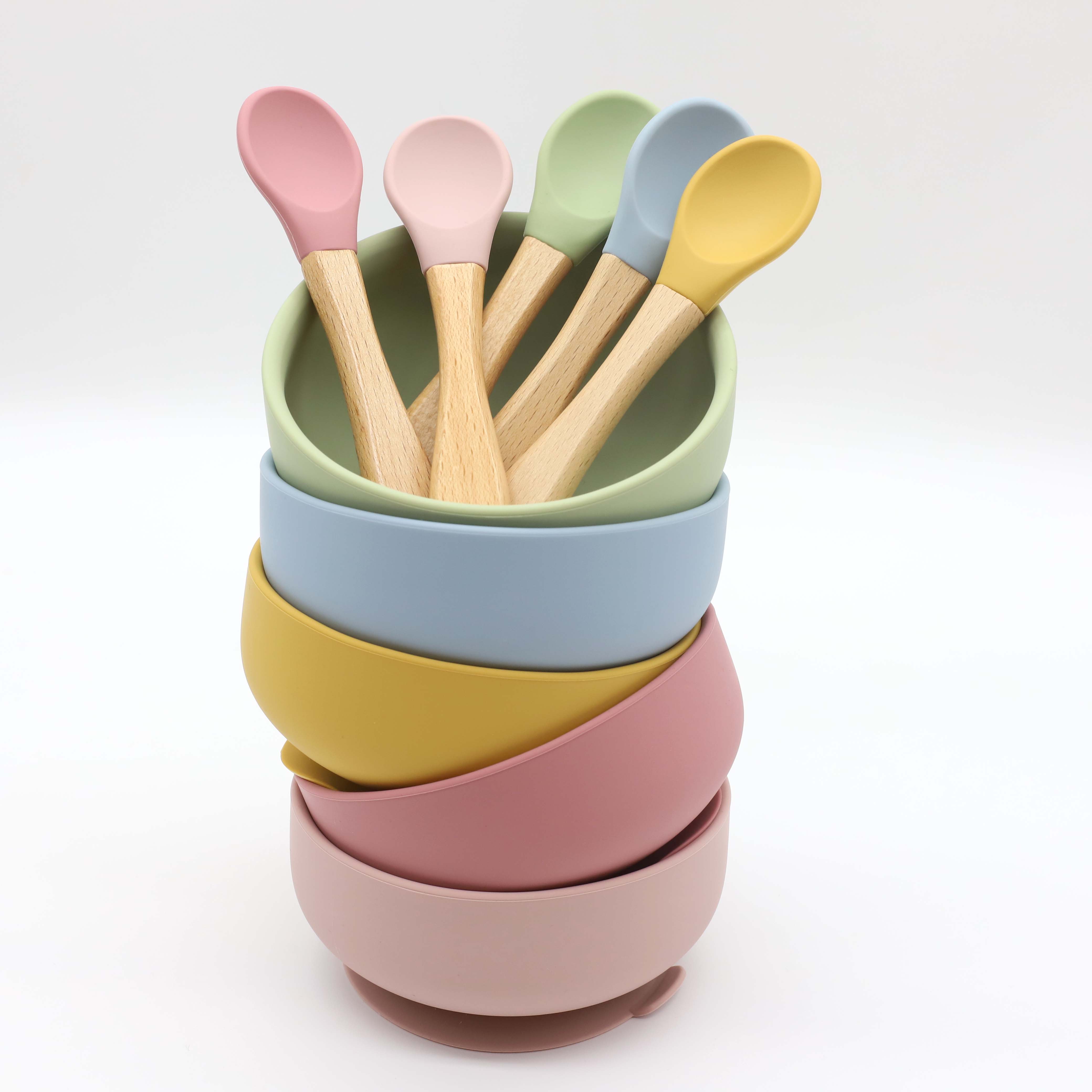 Silicone bowl with suction cup - огляд і ціна Baby Food Dinner