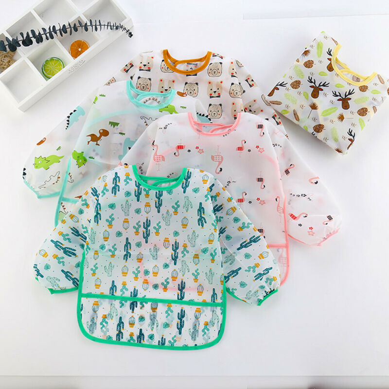 Baby Bibs New Cute Children Ba - огляд і ціна Bib Long Sleeve