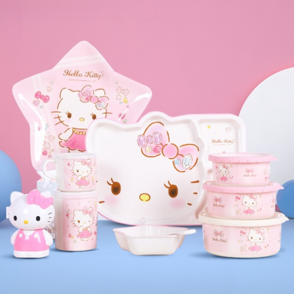 Sanrio Tableware Hello Kitty T - огляд і ціна Baby Food Dinner