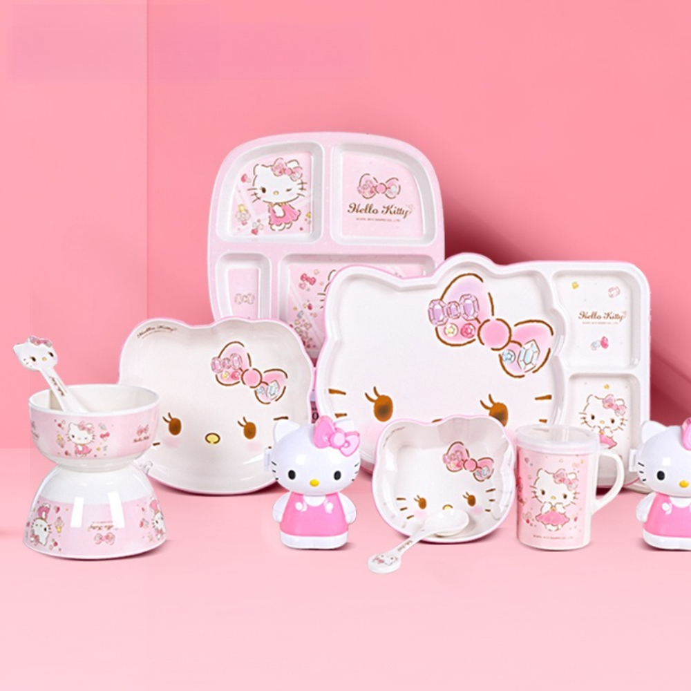 Sanrio Tableware Hello Kitty T - огляд і ціна Baby Food Dinner