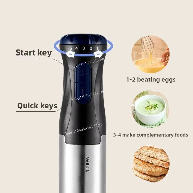 110V 1000W Handheld Immersion  - огляд і ціна Baby Food Blender