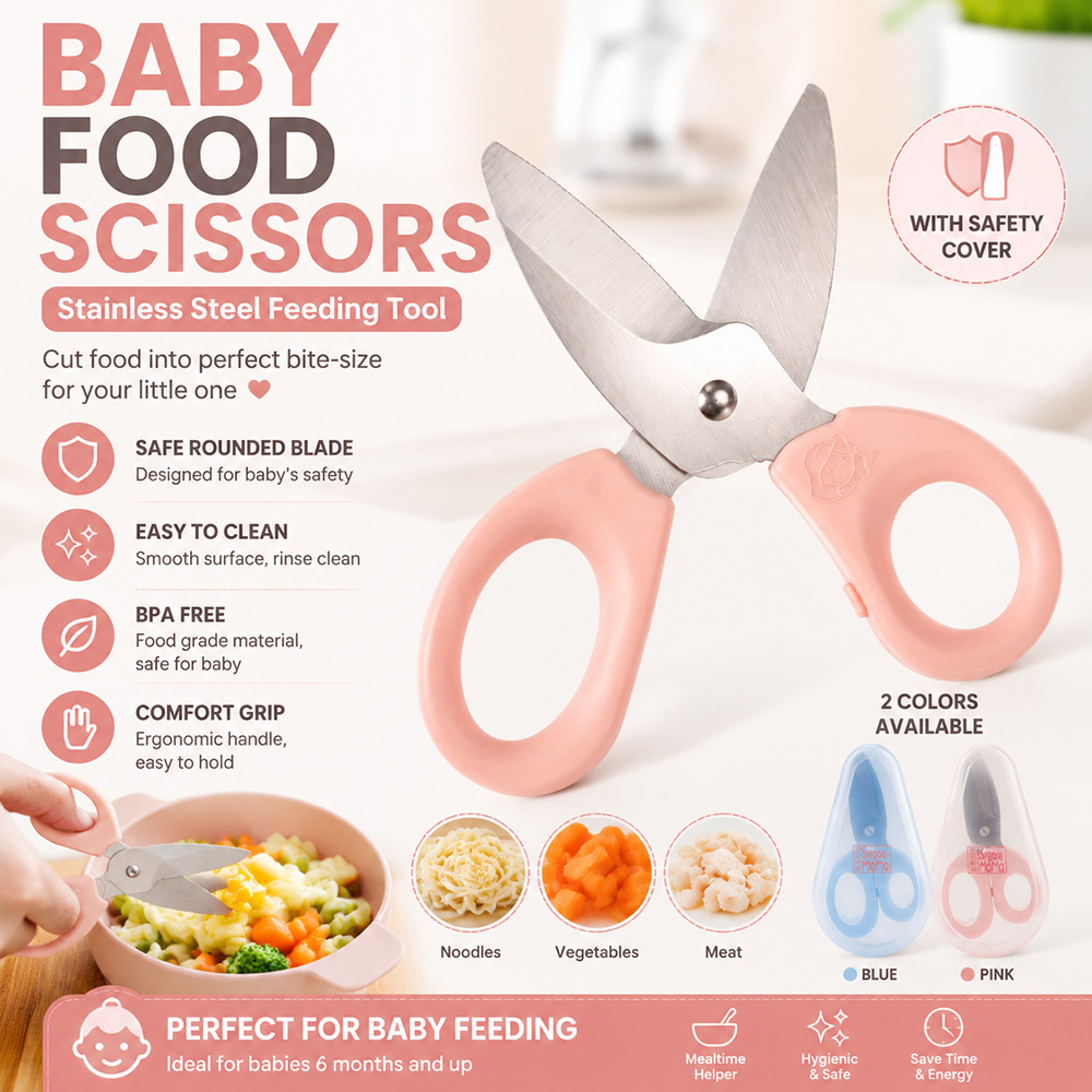 Baby Food Scissors Stainless S - огляд і ціна Baby Food Usa