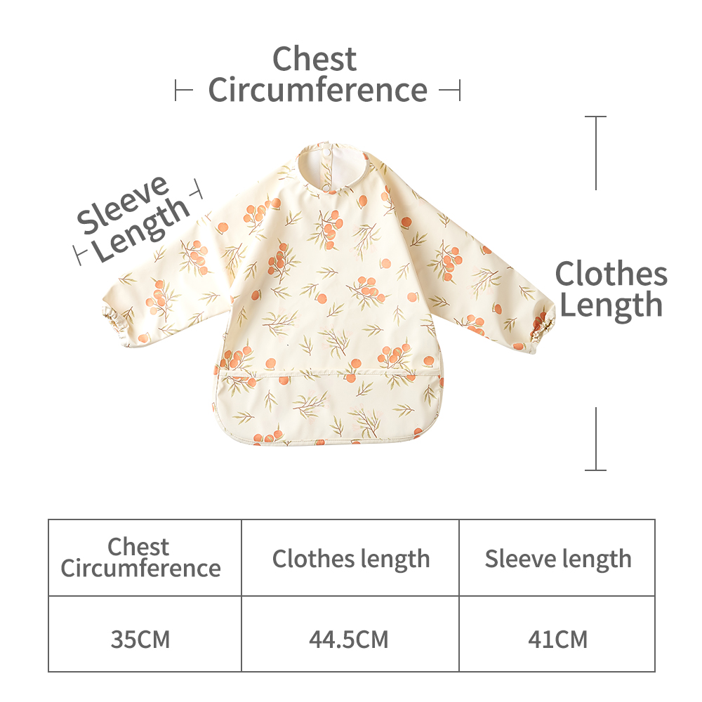 Elinfant PU New Material Baby  - огляд і ціна Bib Long Sleeve