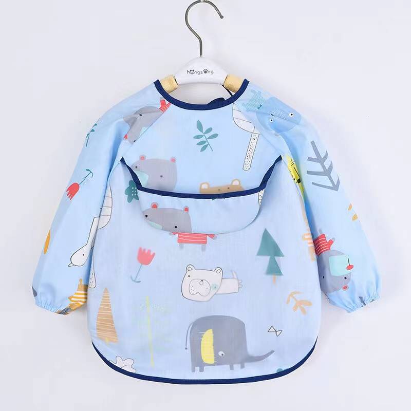 Kids Baby Bibs Toddler Waterpr - огляд і ціна Bib Long Sleeve